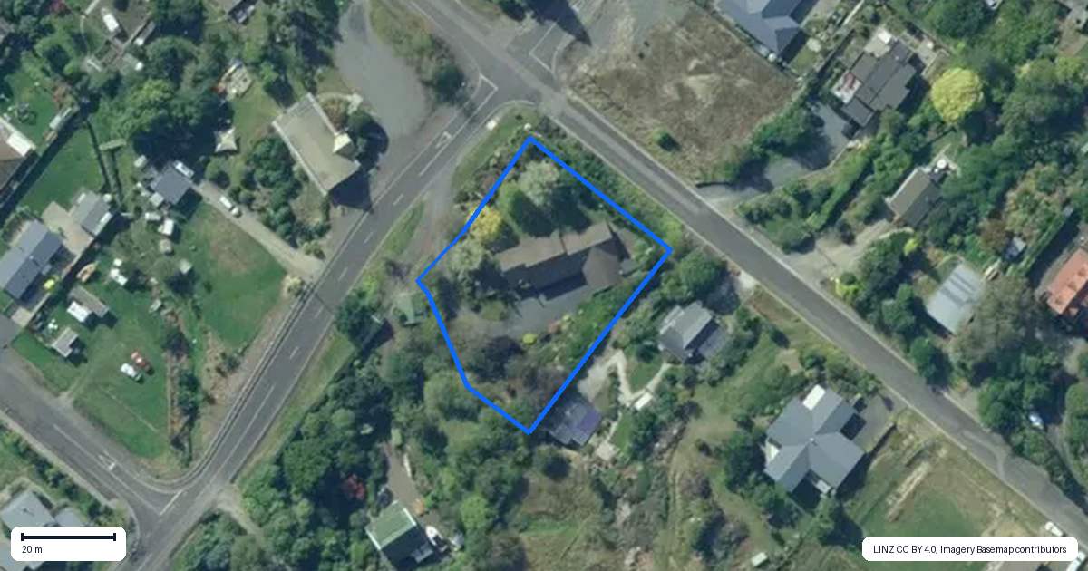 Property context map for 22 Greenhithe Street, Waihola, Milton