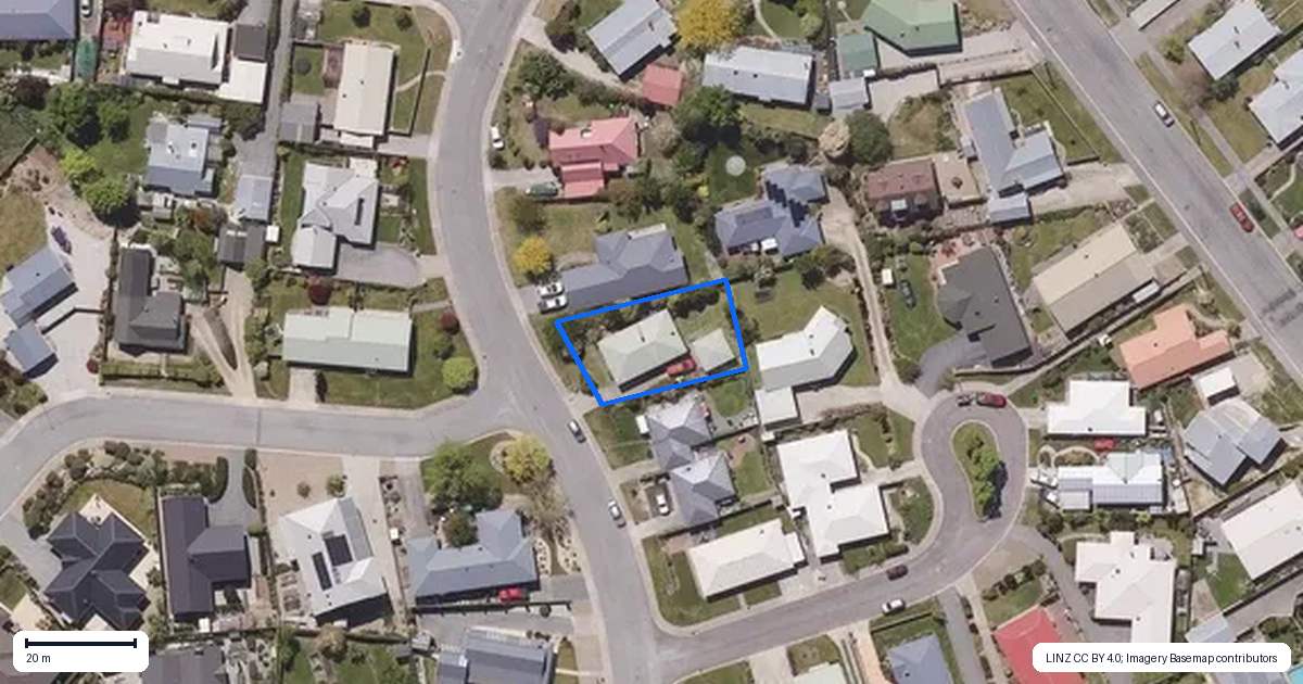 Property context map for 11 Orchard Drive, Alexandra