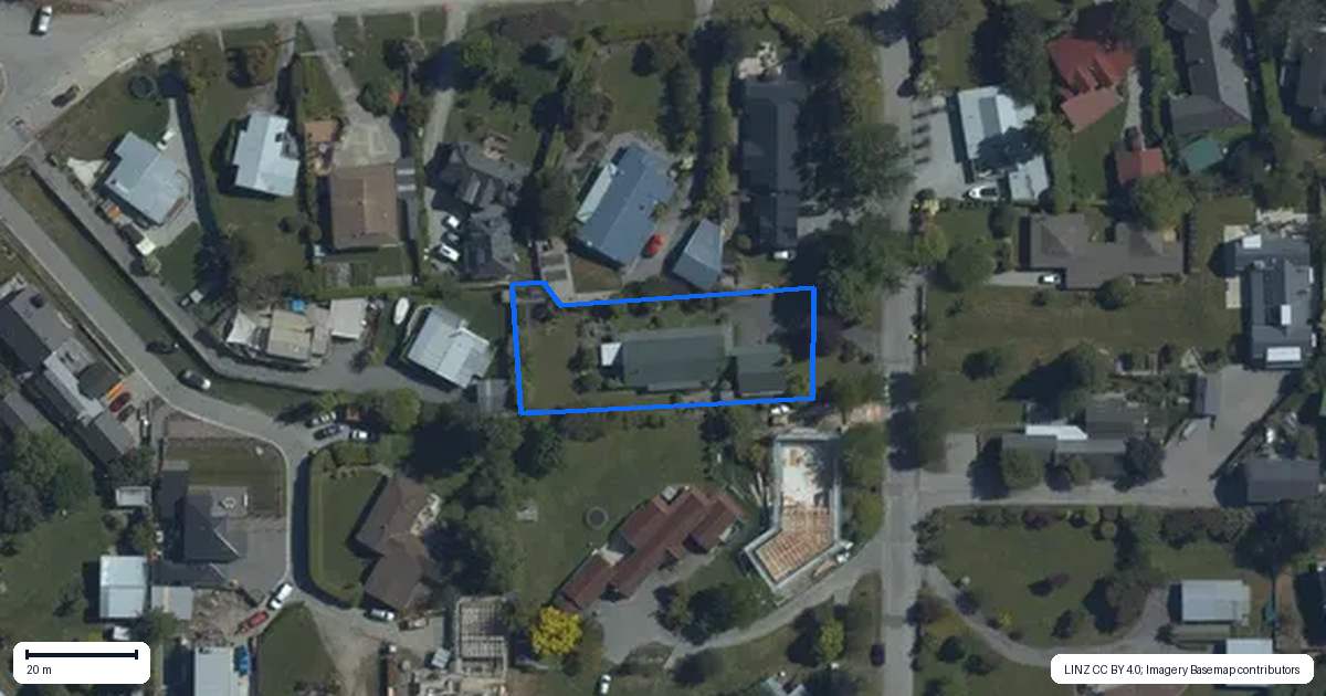 Property context map for 4 Kidson Lane, Wanaka