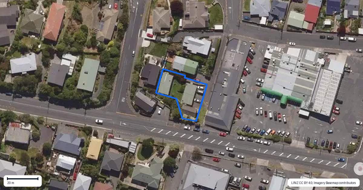 Property context map for 4 Longwood Avenue, Mornington, Dunedin