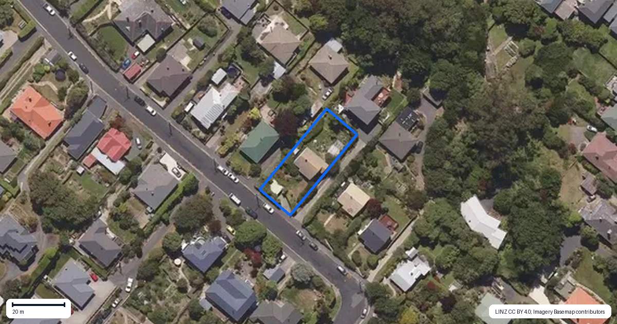 Property context map for 49 Aotea Street, Tainui, Dunedin
