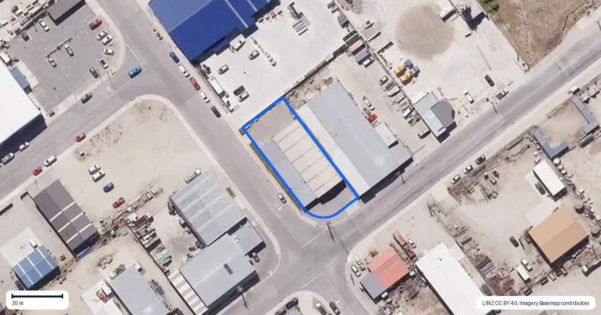 Property context map for 47 Boundary Road, Alexandra