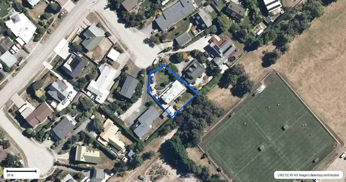 Property context map for 7 Kelvin Place, Kelvin Heights, Queenstown