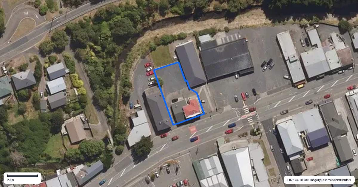 Property context map for 213 Main South Road, Green Island, Dunedin