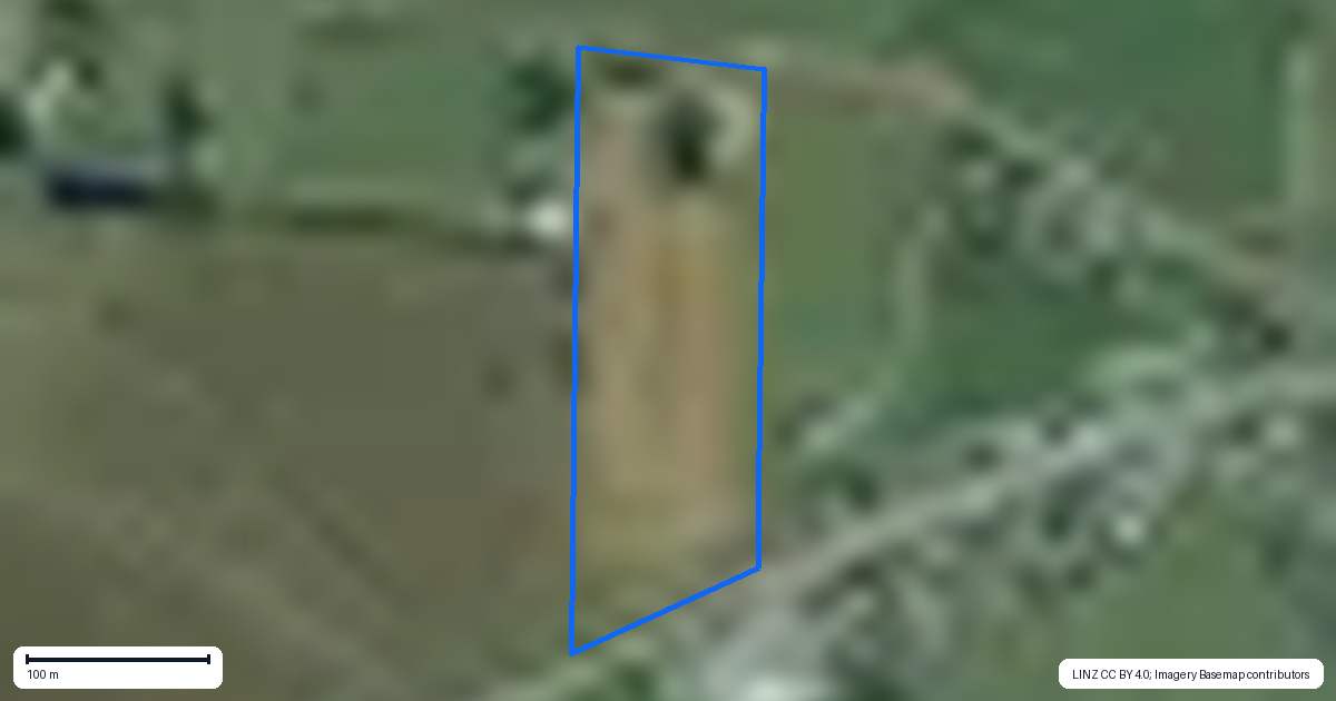 Property context map for 67 Station Road, Tapanui