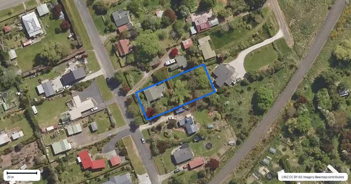 Property context map for 64 Geelong Street, Waikouaiti