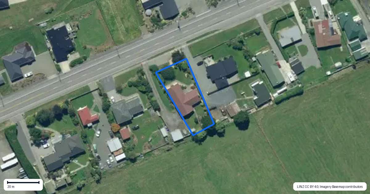 Property context map for 11 Dorset Street, Tapanui