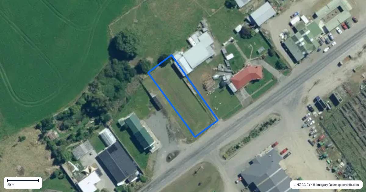 Property context map for 17 Roxburgh Street, Heriot, Tapanui