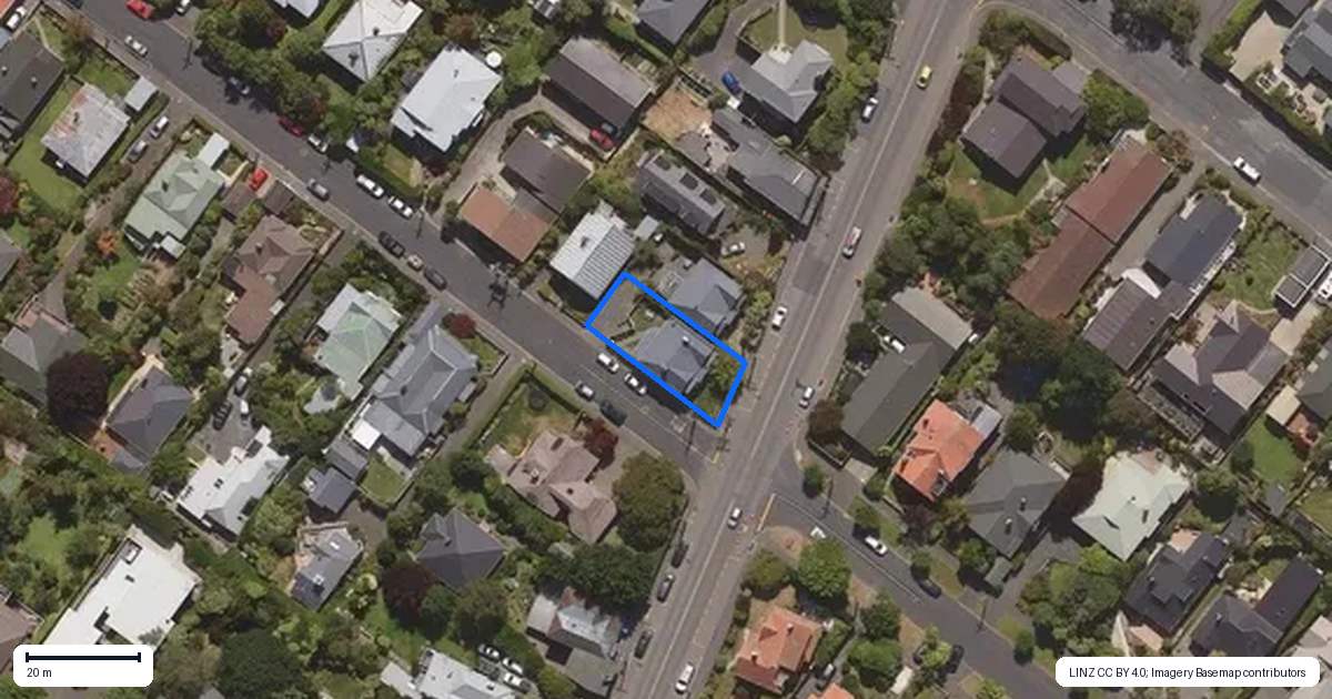 Property context map for 469 Highgate, Maori Hill, Dunedin
