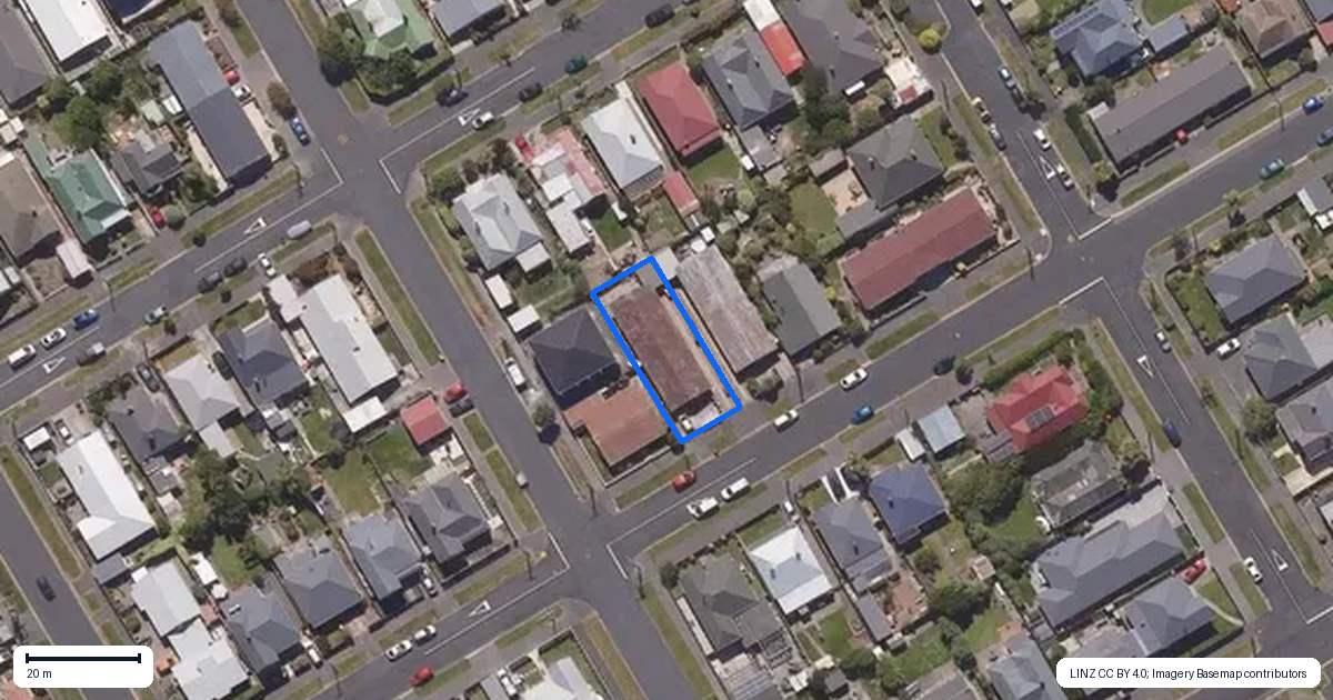 Property context map for 36A Douglas Street, Saint Kilda, Dunedin