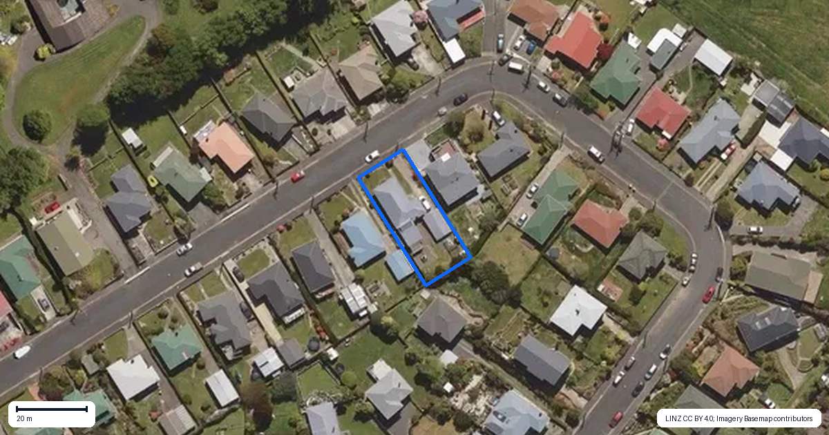 Property context map for 26 Stephen Street, Halfway Bush, Dunedin