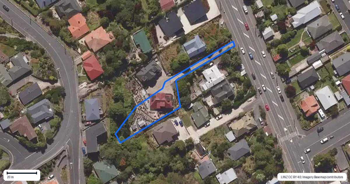 Property context map for 52A Forbury Road, Forbury, Dunedin