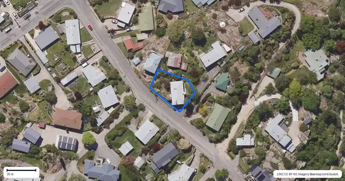 Property context map for 6 Kerry Street, Alexandra