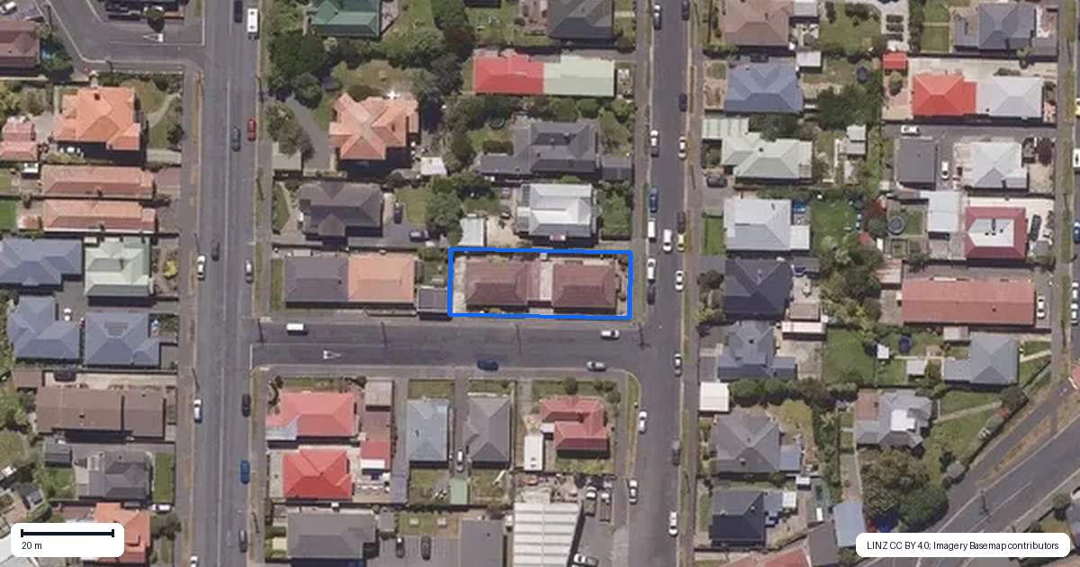 Property context map for 74 Ascot Street, Saint Kilda, Dunedin