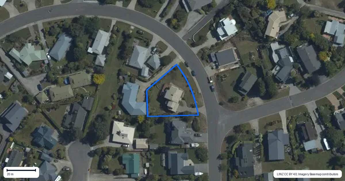 Property context map for 97 Hunter Crescent, Wanaka