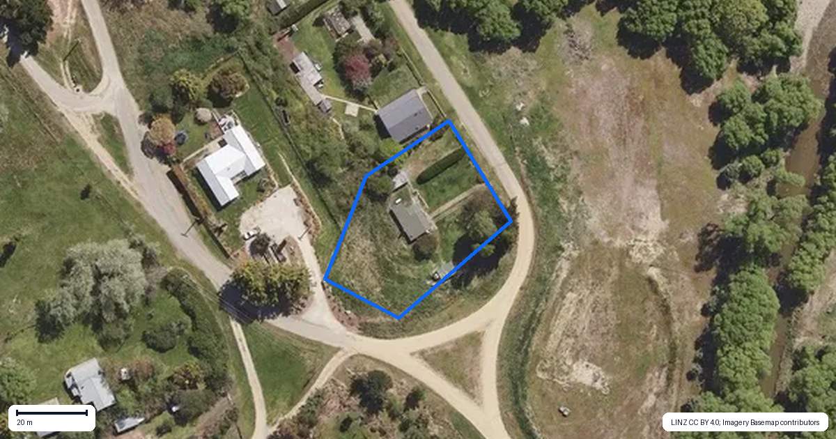 Property context map for 46 McSkimming Road, Patearoa
