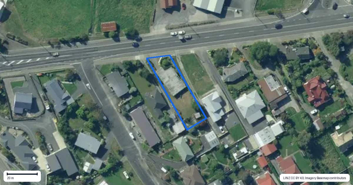 Property context map for 199 Clyde Street, Balclutha