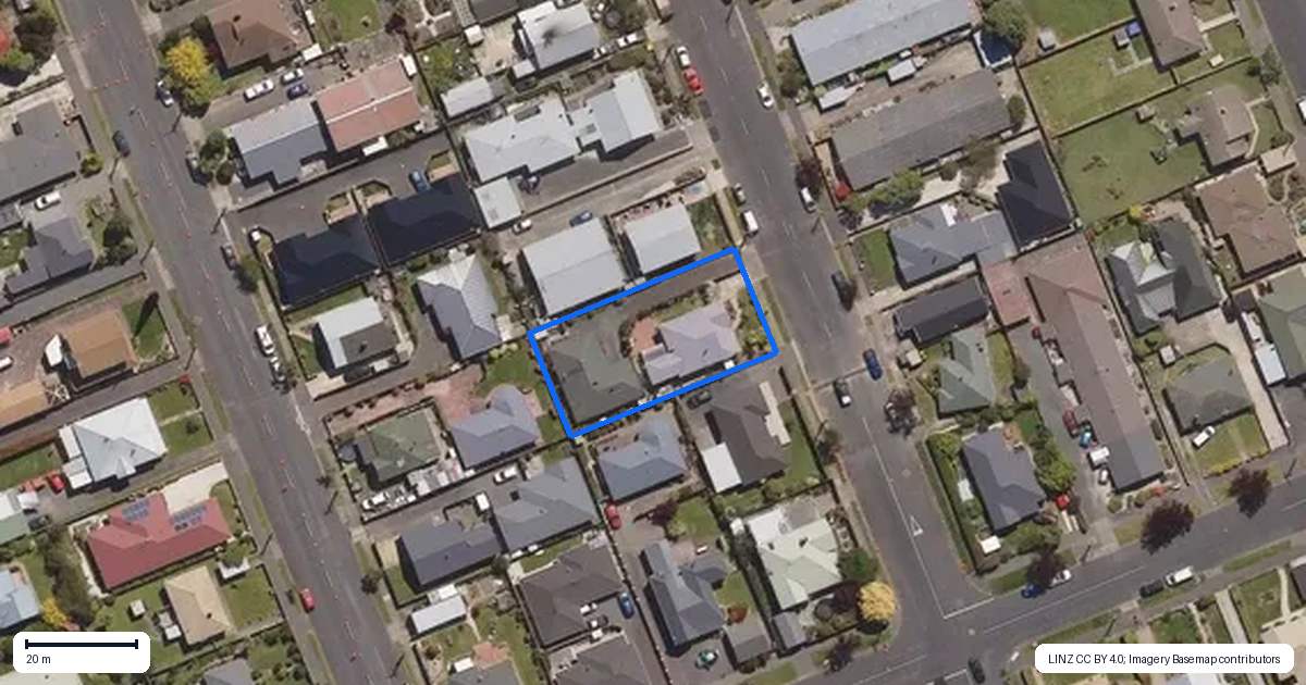 Property context map for 29 Forfar Street, Mosgiel