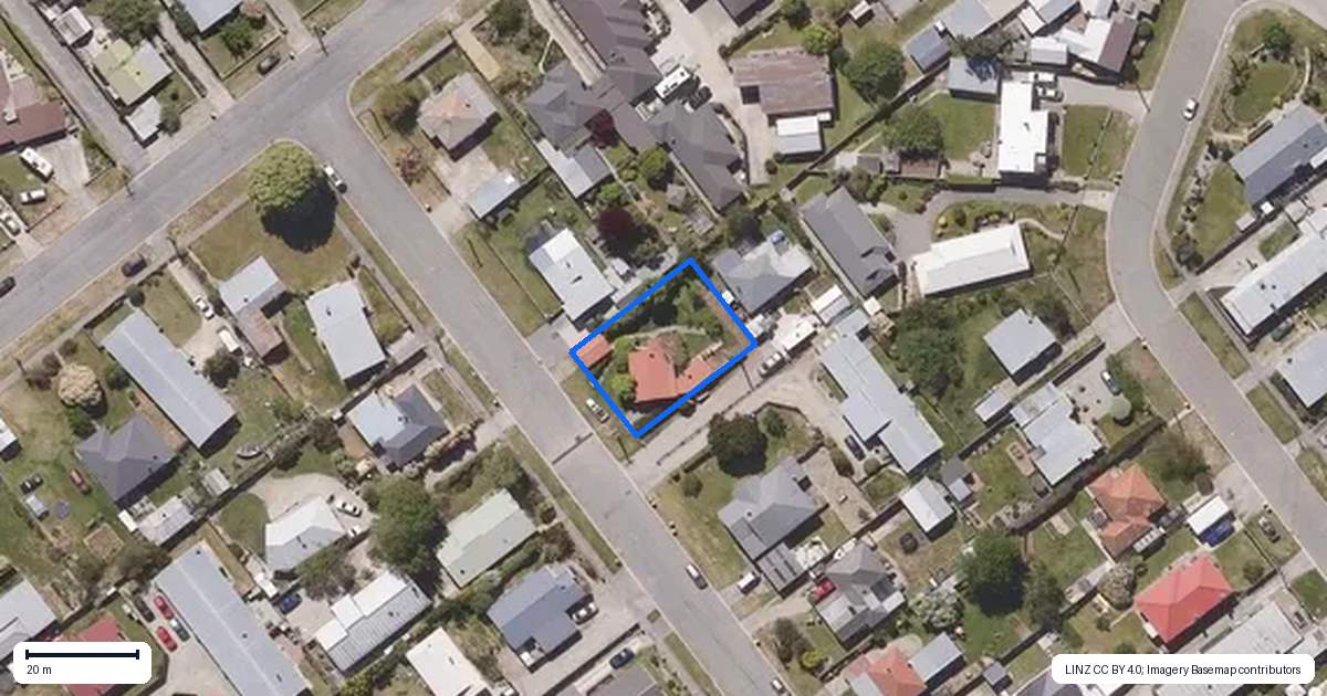 Property context map for 23 Fastnet Street, Alexandra