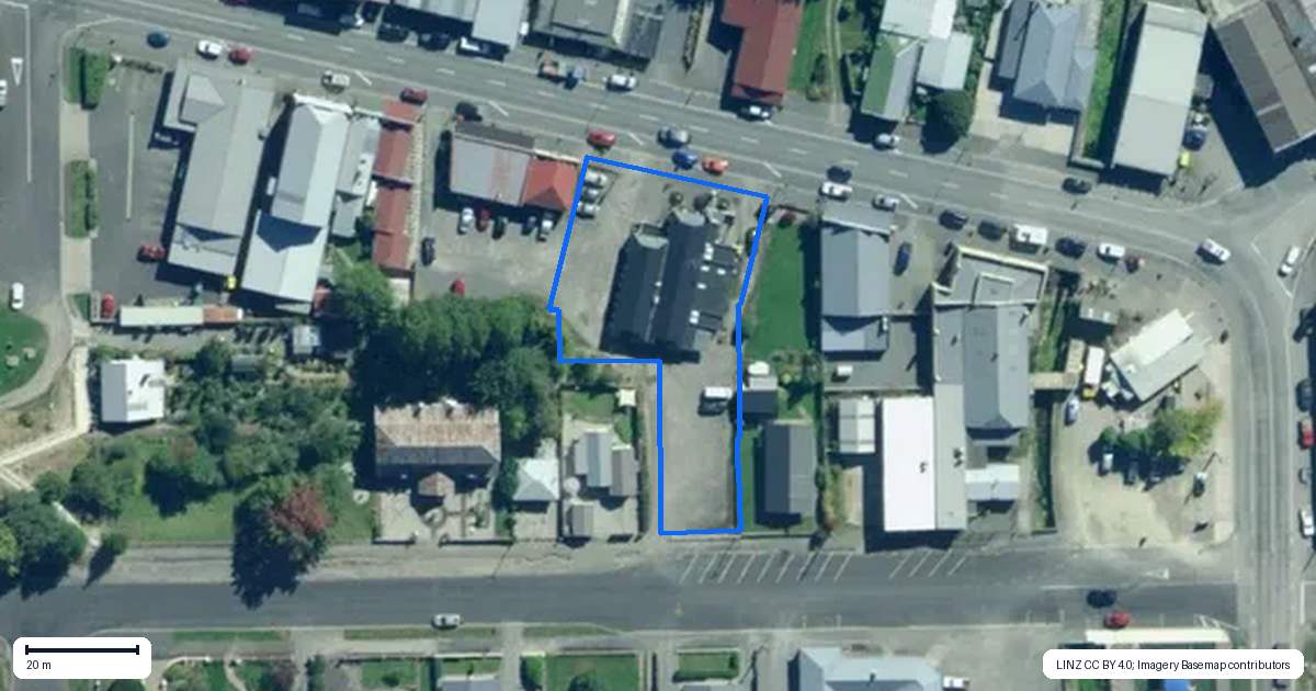 Property context map for 7 Ross Place, Lawrence