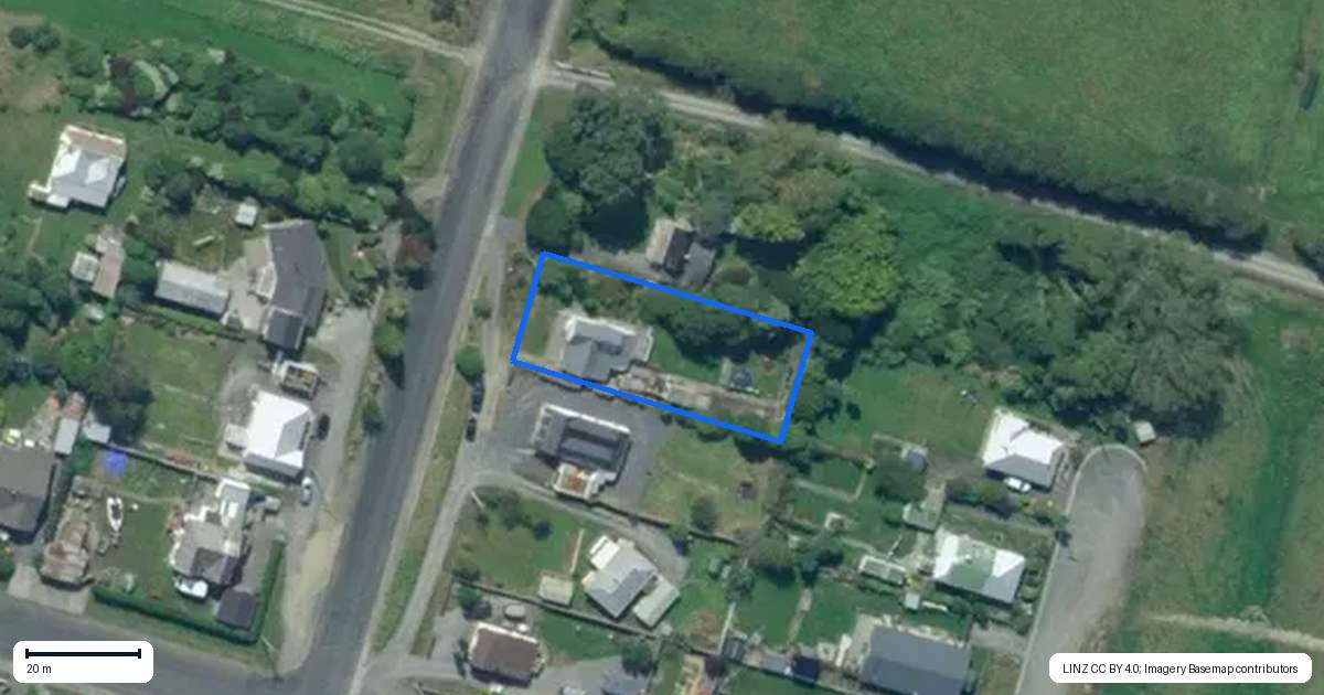 Property context map for 88 Salcombe Street, Kaitangata