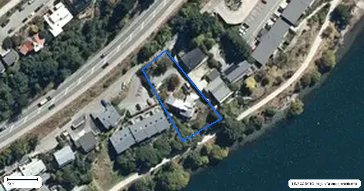 Property context map for 515 Frankton Road, Queenstown