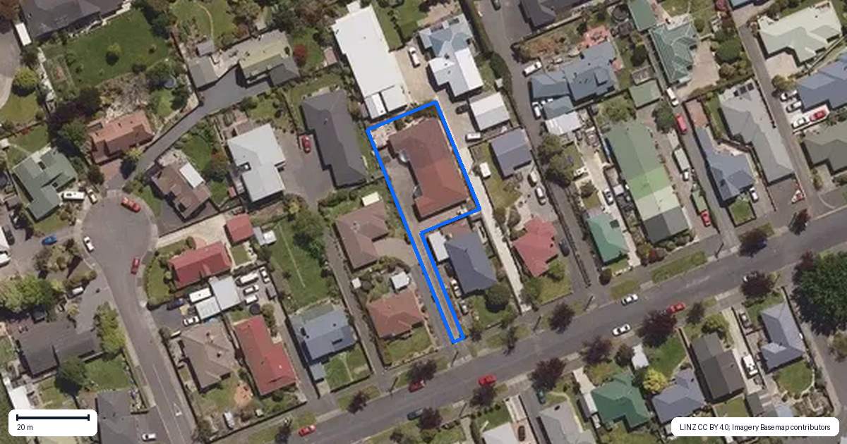Property context map for 42A Ayr Street, Mosgiel