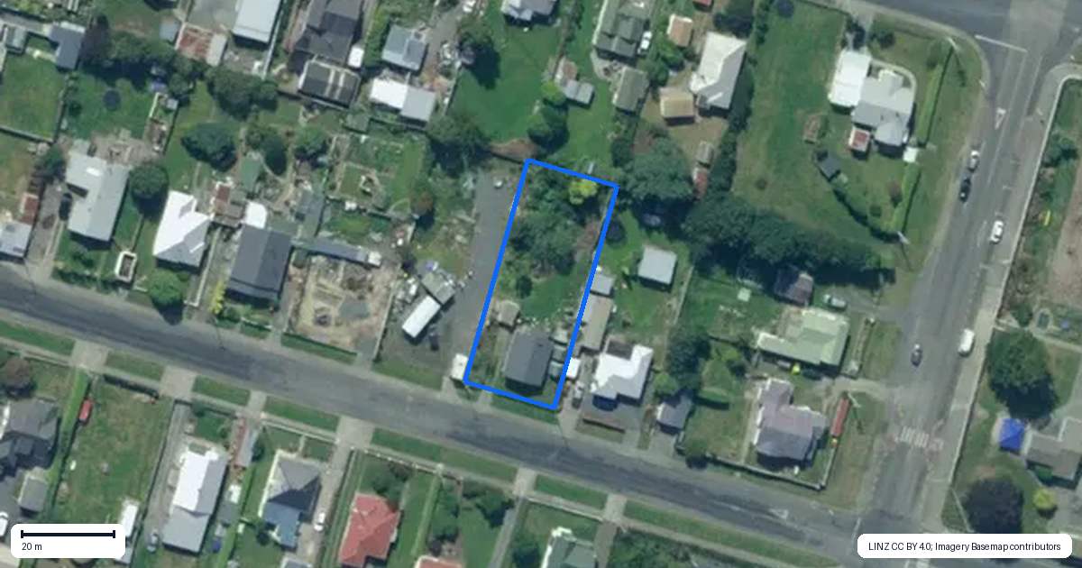 Property context map for 27 Branksea Street, Kaitangata