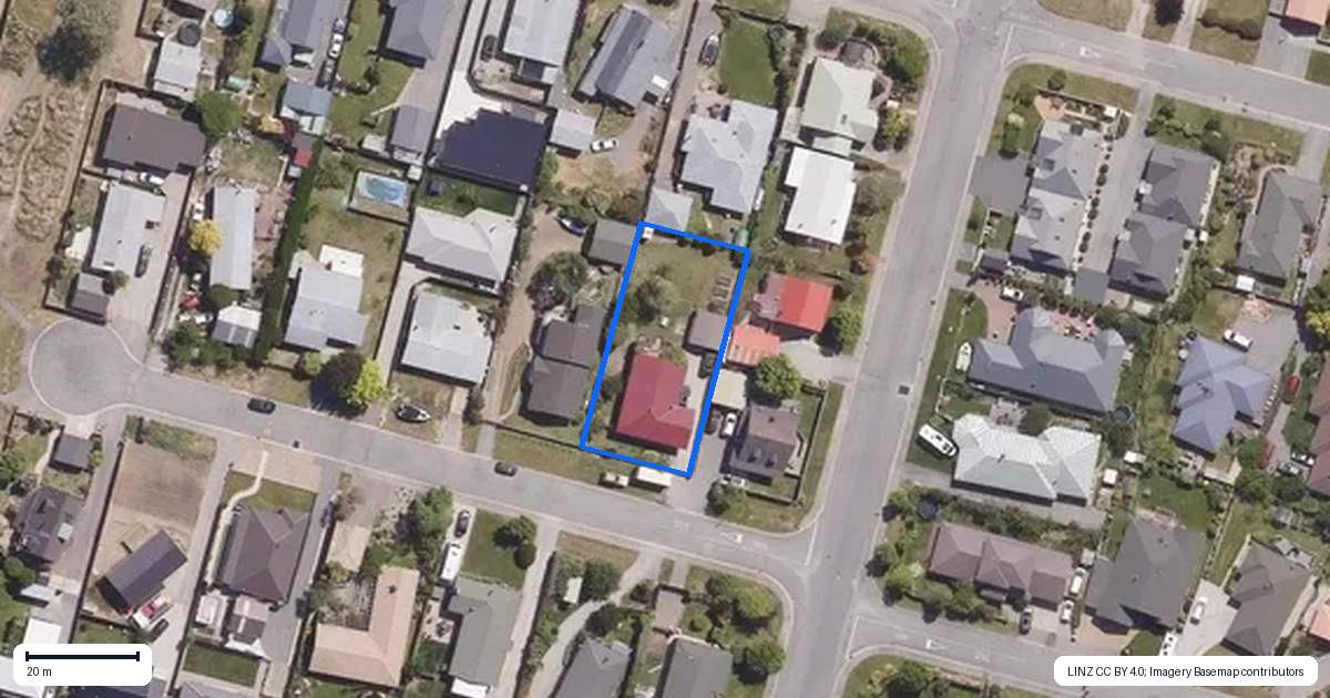 Property context map for 12 Boyne Place, Cromwell