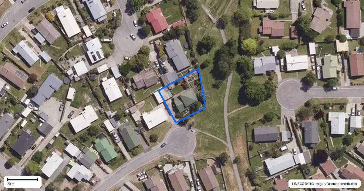 Property context map for 10 Hassing Place, Cromwell