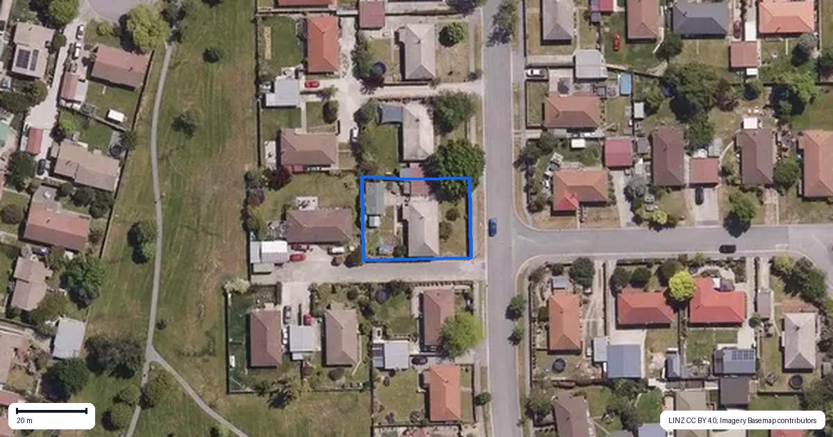 Property context map for 19 Jollys Road, Cromwell