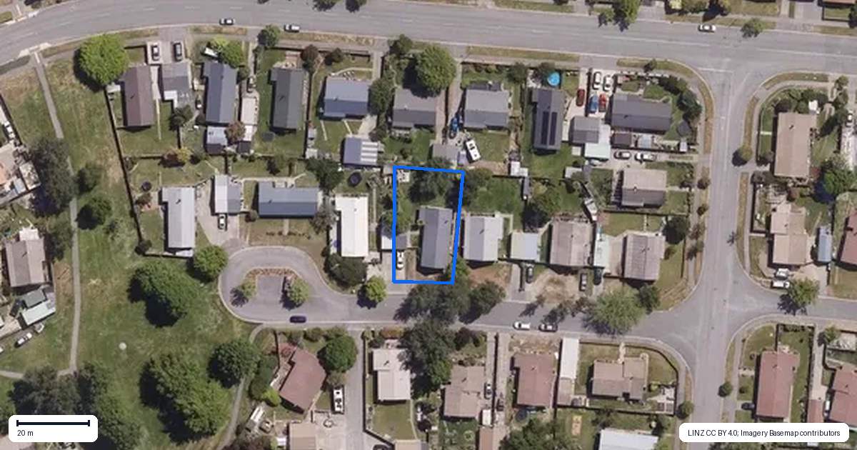 Property context map for 7 Carrick Place, Cromwell