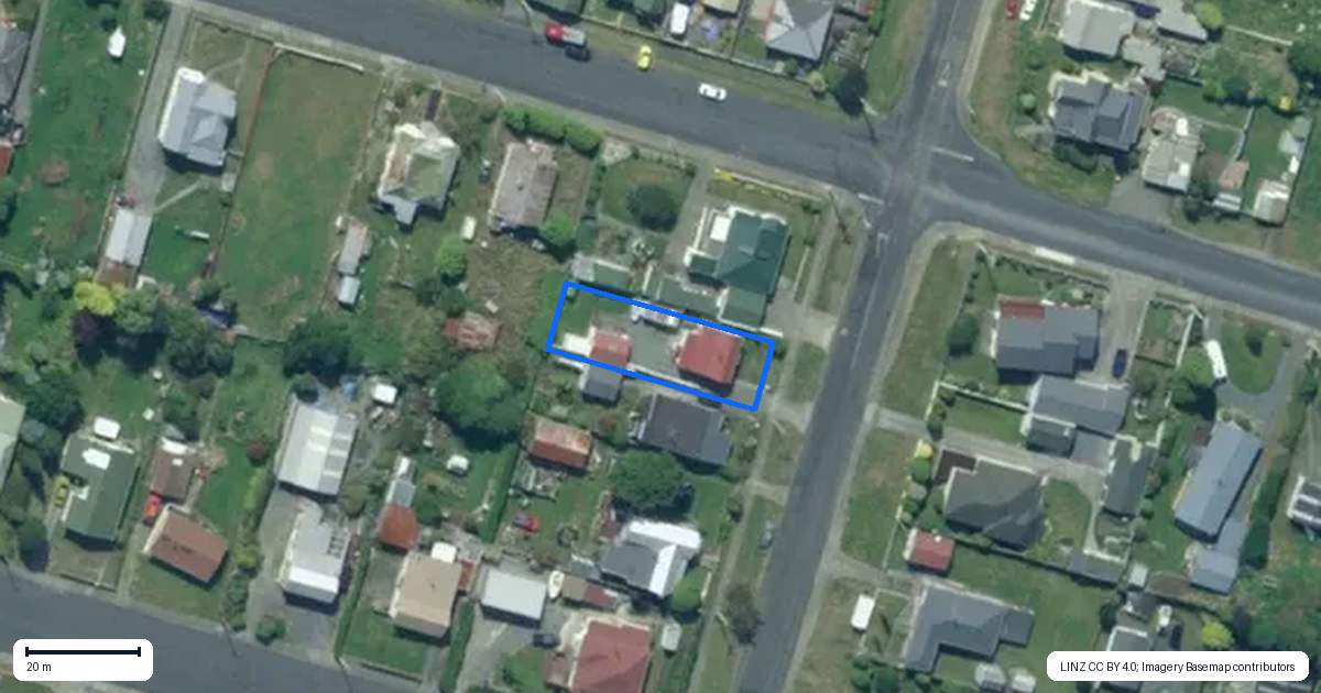 Property context map for 59 Salcombe Street, Kaitangata