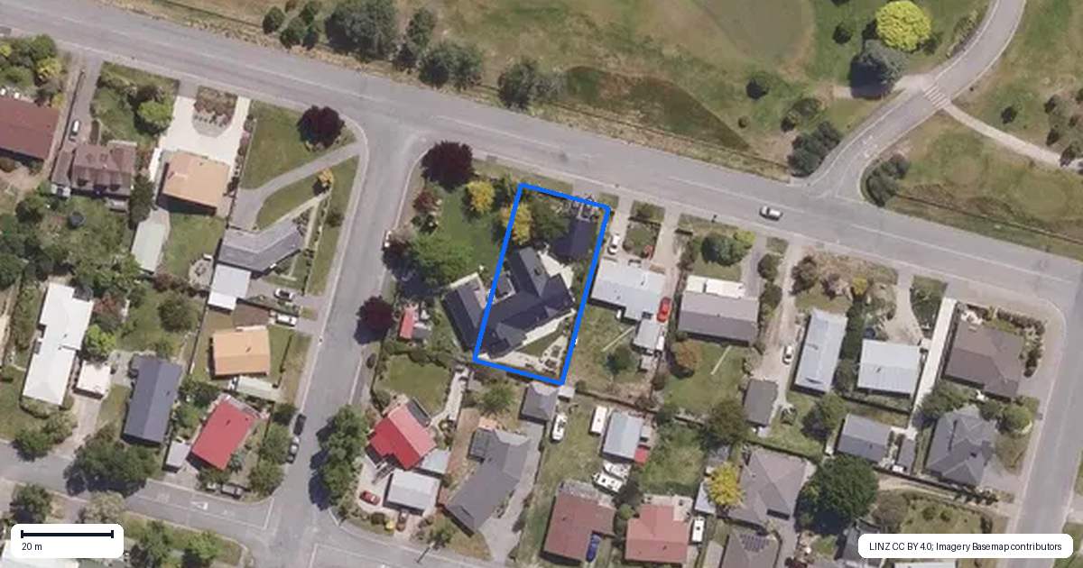 Property context map for 60 Neplusultra Street, Cromwell