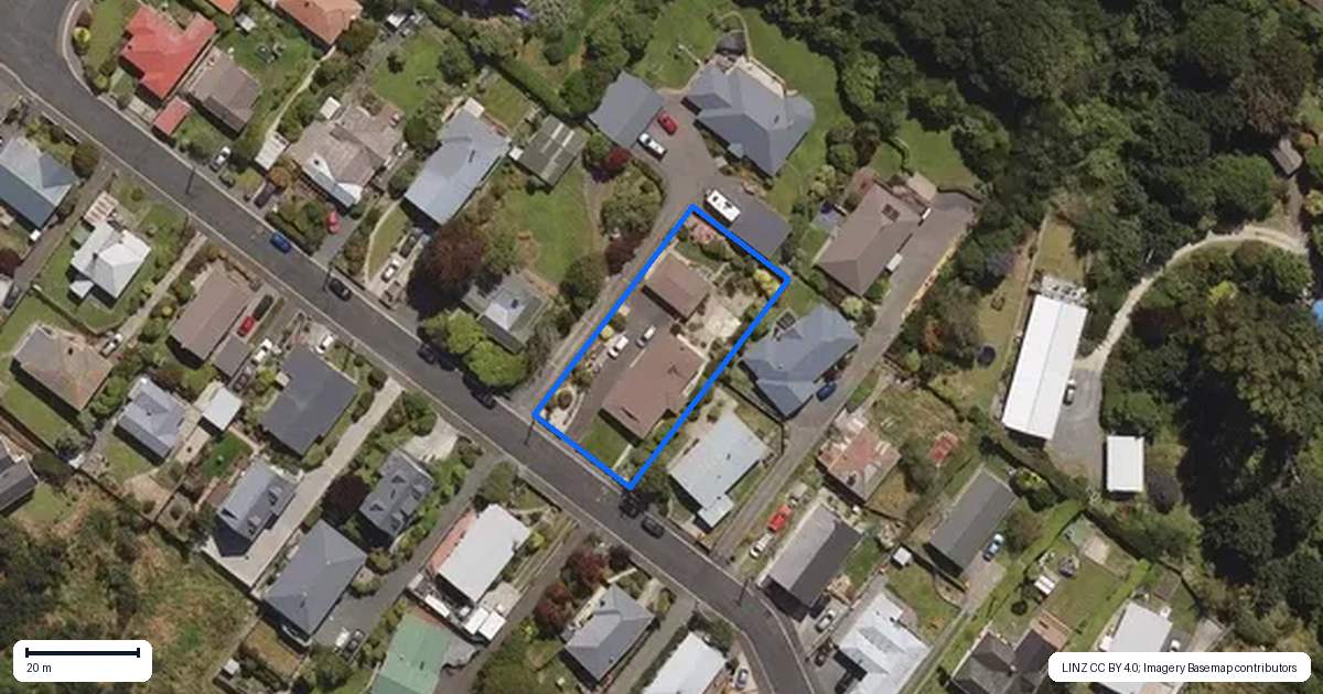 Property context map for 46 Greenock Street, Kaikorai, Dunedin