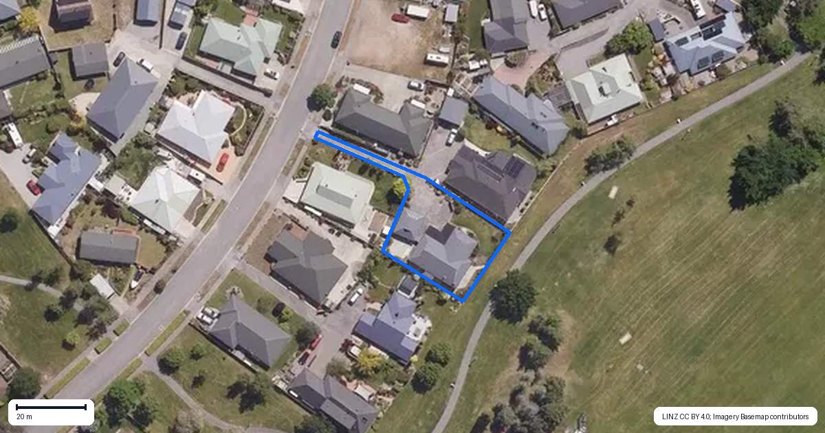 Property context map for 35 Cairnmuir Crescent, Cromwell