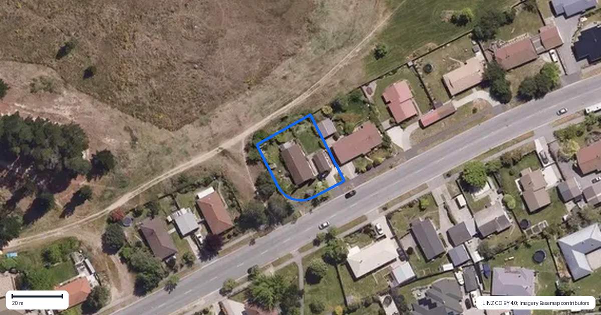 Property context map for 150 Waenga Drive, Cromwell