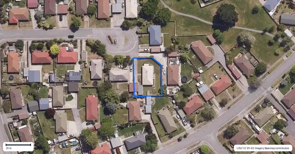 Property context map for 11 Westmoreland Place, Cromwell