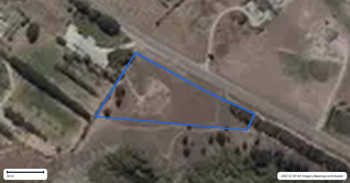 Property context map for 327 Clyde-Alexandra Road, Alexandra