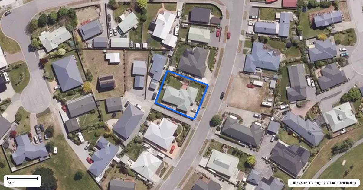 Property context map for 40 Cairnmuir Crescent, Cromwell