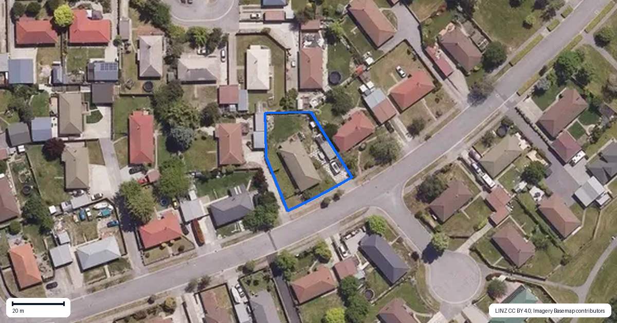 Property context map for 18 Cairnmuir Crescent, Cromwell