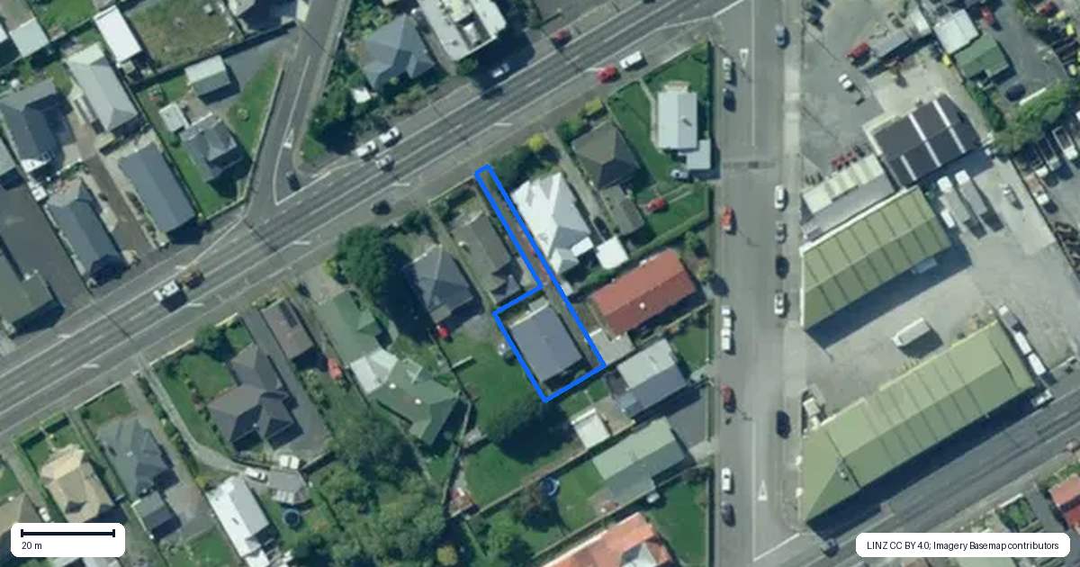 Property context map for 103A Clyde Street, Balclutha