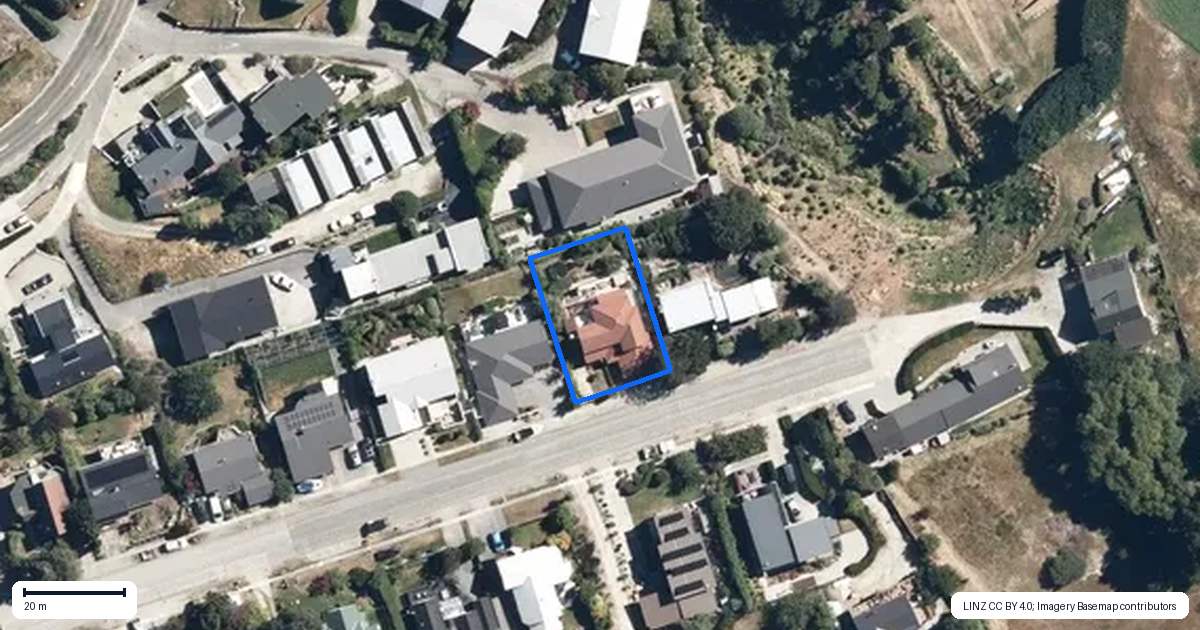 Property context map for 62 Oregon Drive, Kelvin Heights, Queenstown