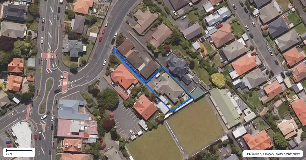 Property context map for 237A Bay View Road, Saint Clair, Dunedin