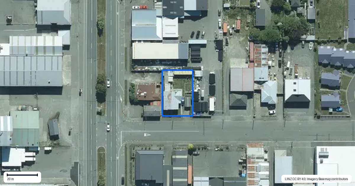 Property context map for 8 Teviot Street, Appleby, Invercargill