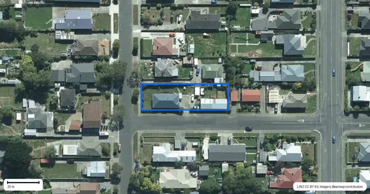 Property context map for 4 Hamilton Street, Strathern, Invercargill