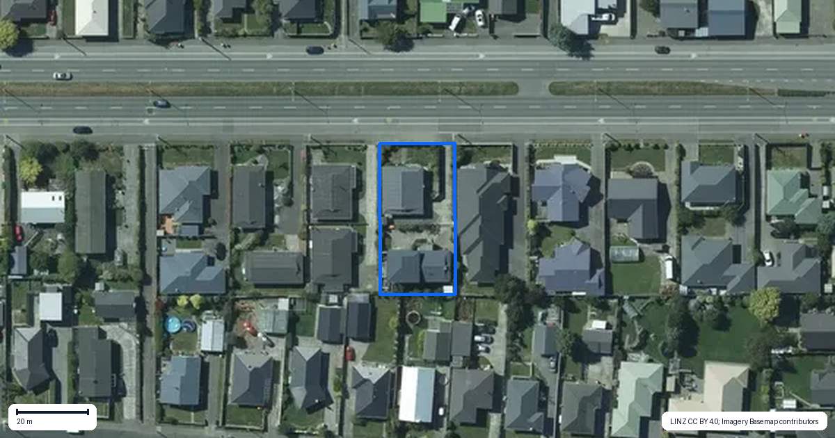 Property context map for 57B Bainfield Road, Waikiwi, Invercargill