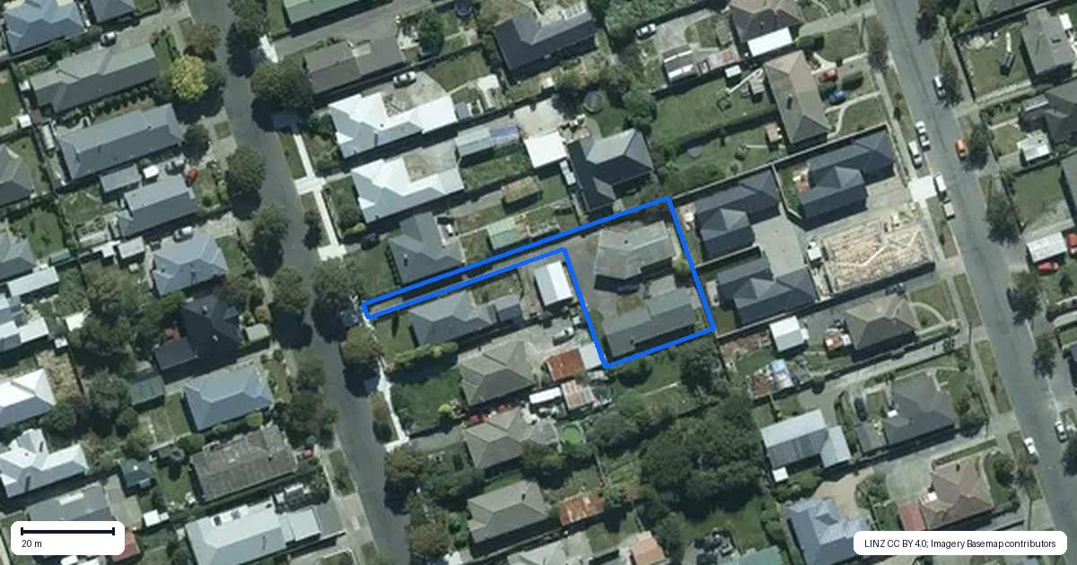 Property context map for 181A Lorn Street, Glengarry, Invercargill