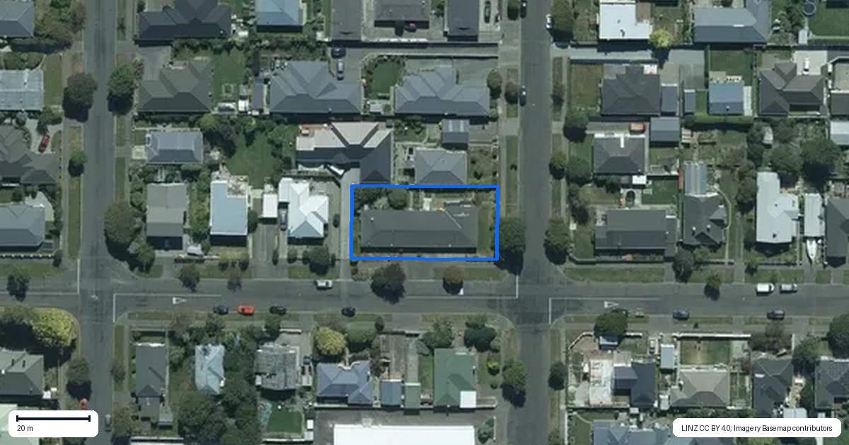 Property context map for 92 Newcastle Street, Windsor, Invercargill