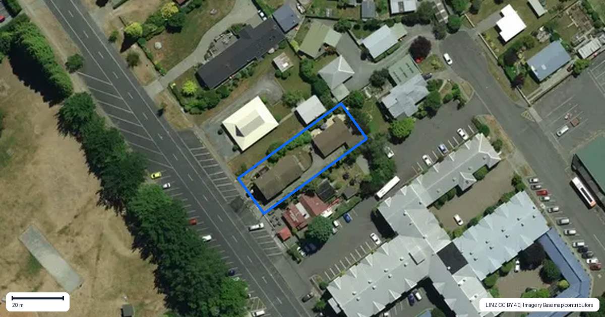 Property context map for 14B Mokonui Street, Te Anau